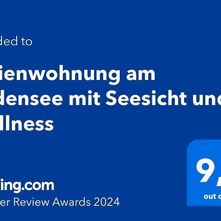 Ferienwohnung Am Bodensee Mit Seesicht Und Wellness 로스체처버그 외부 사진
